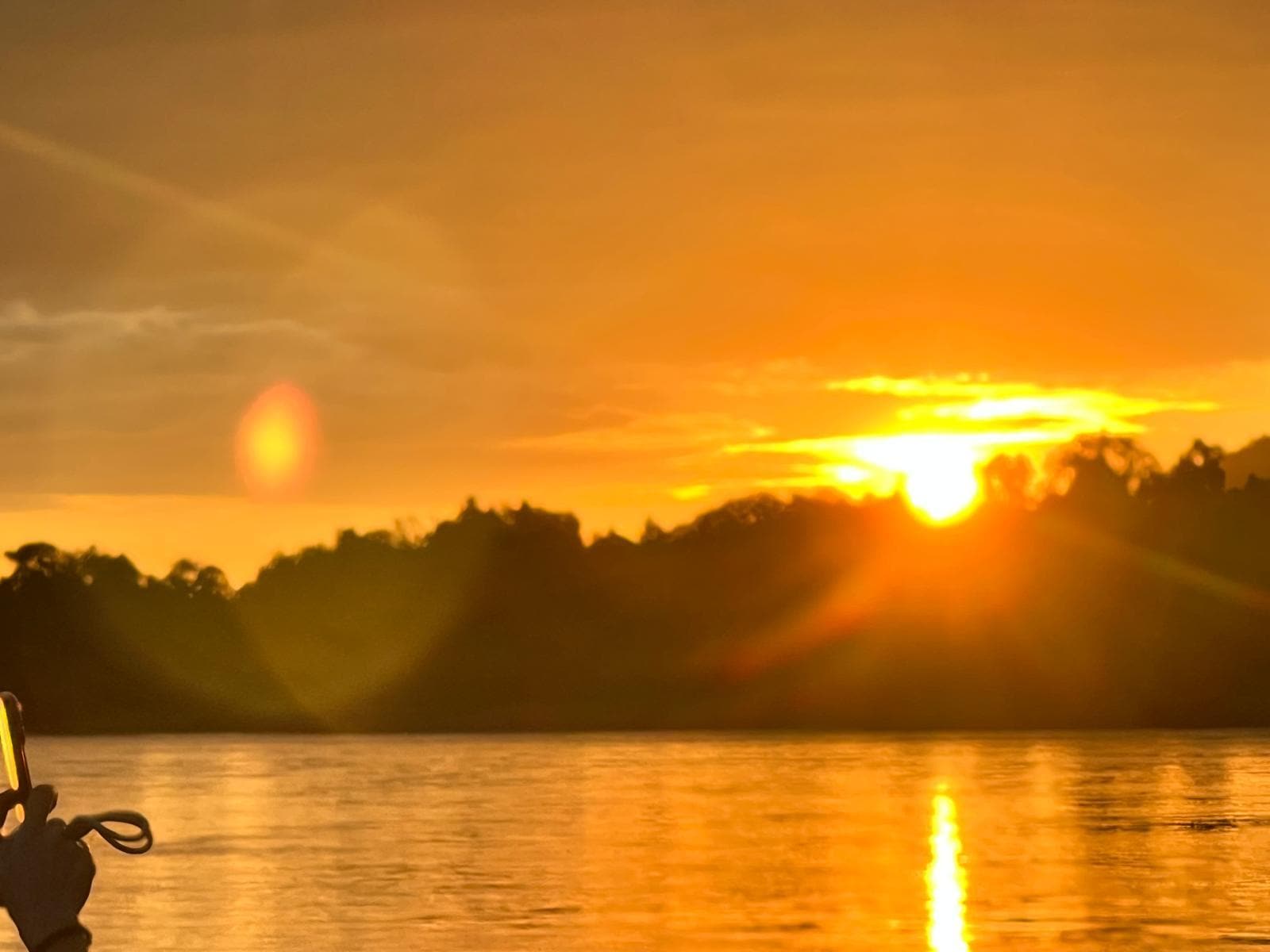 Sunset on the Mekong 
