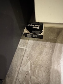 Roach feeces in the silverware drawer