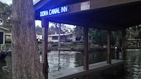 Cute sign on boat dovk