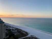 I could watch the sunrise from inside the living room.