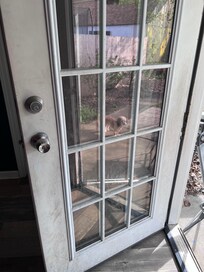 Door to backyard