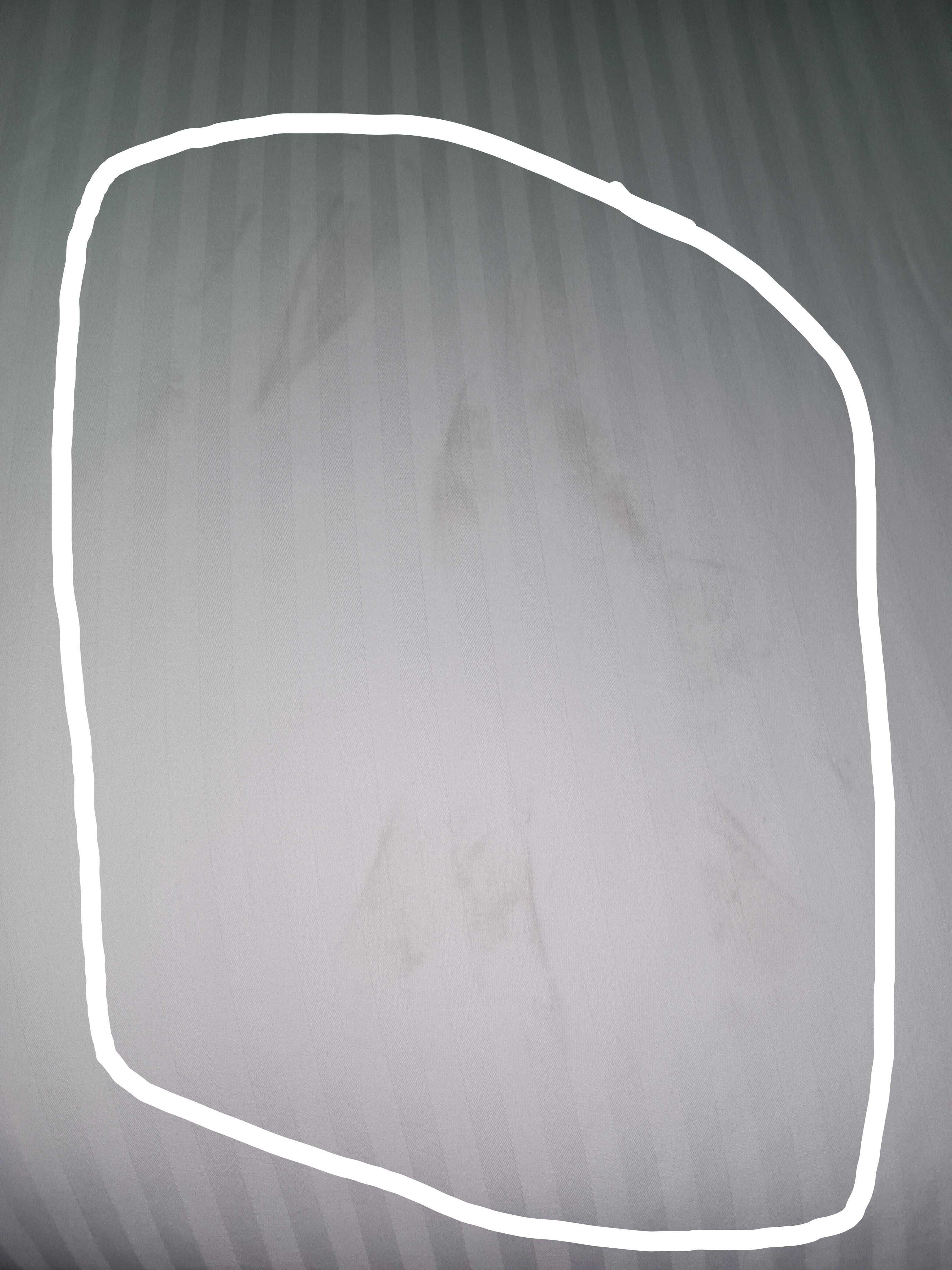 Bed linen dirty