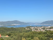 Udsigten fra lejligheden.