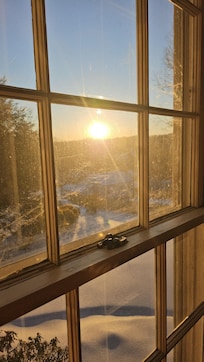 an even better view from the kitchen...Im so in love with this house