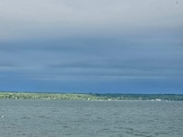 Across the lake