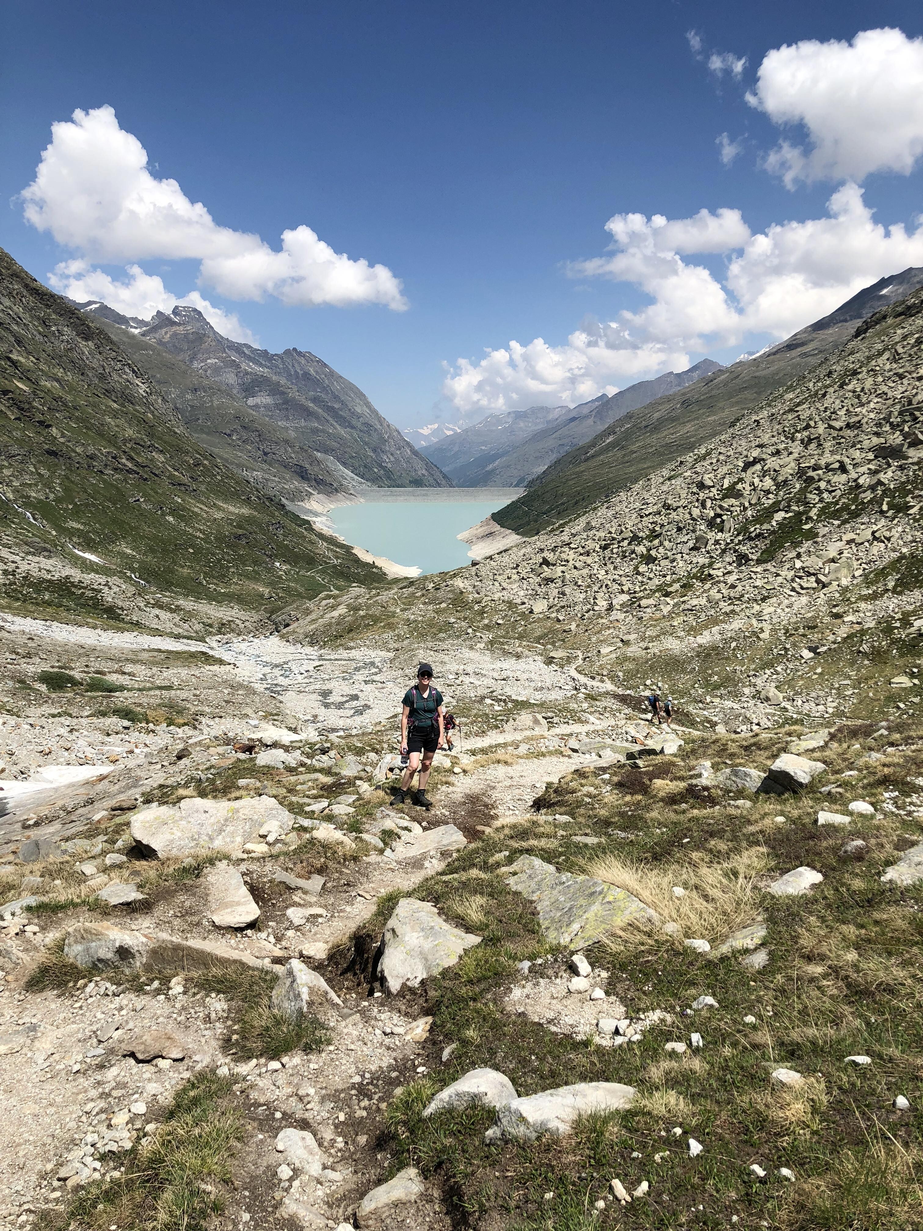 Einzigartiges Panorama – und nicht überlaufen, wie man sieht :-)