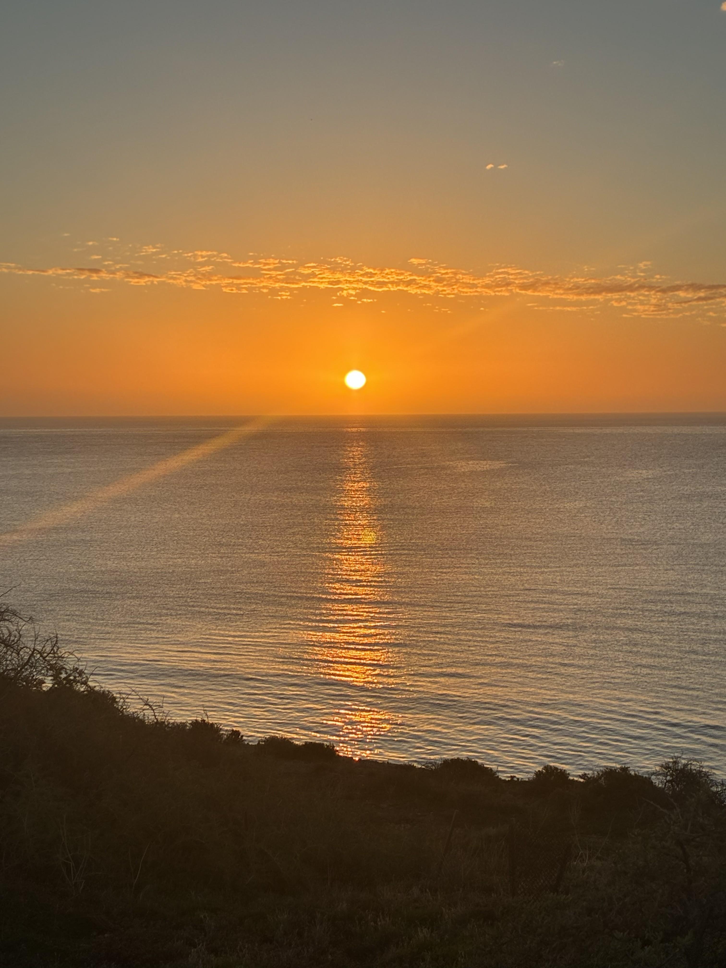 Beautiful sunset 1 minute away.