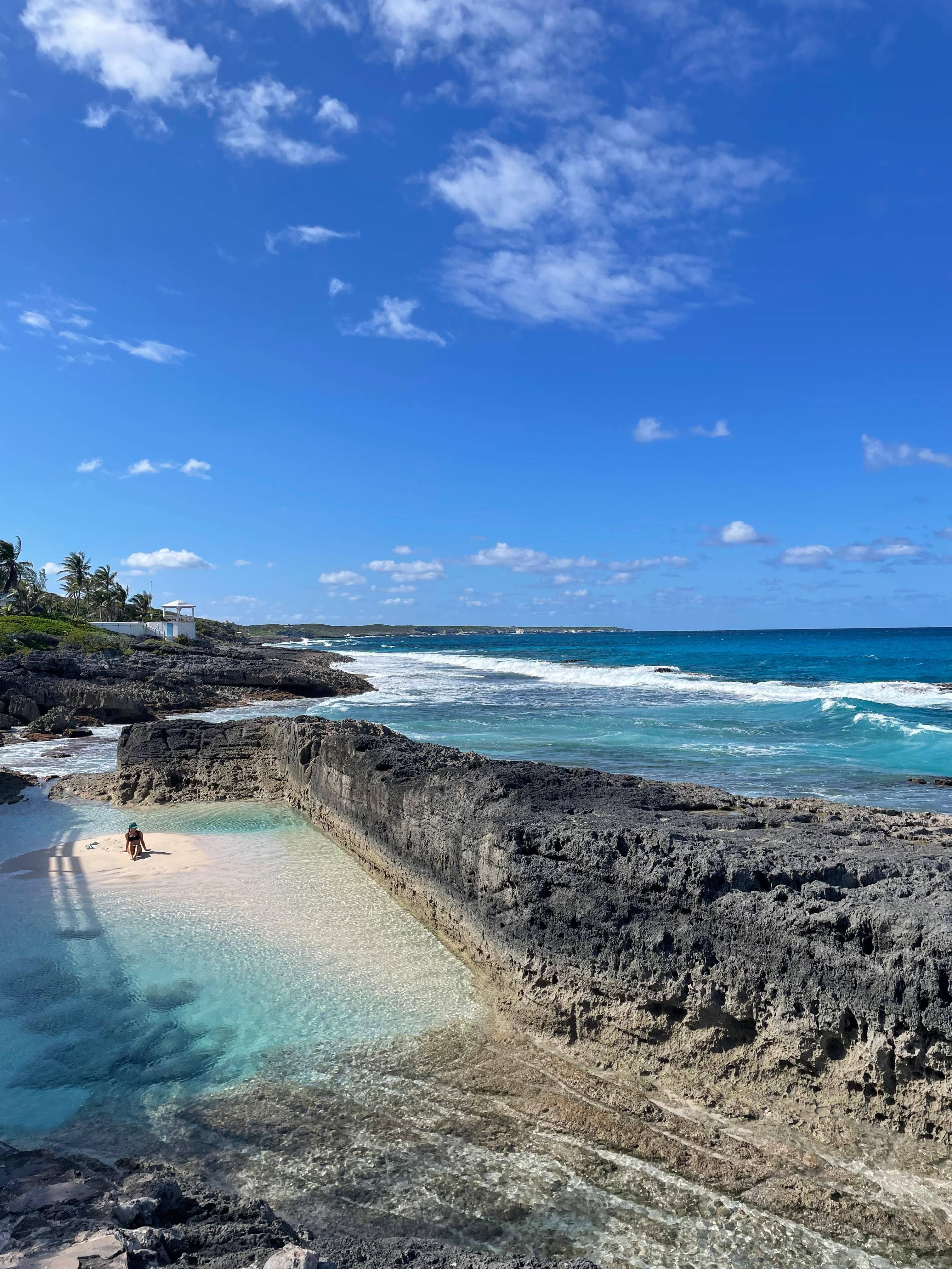 Natural pool, short walk away