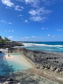 Natural pool, short walk away