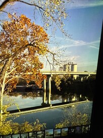 view from the balcony.