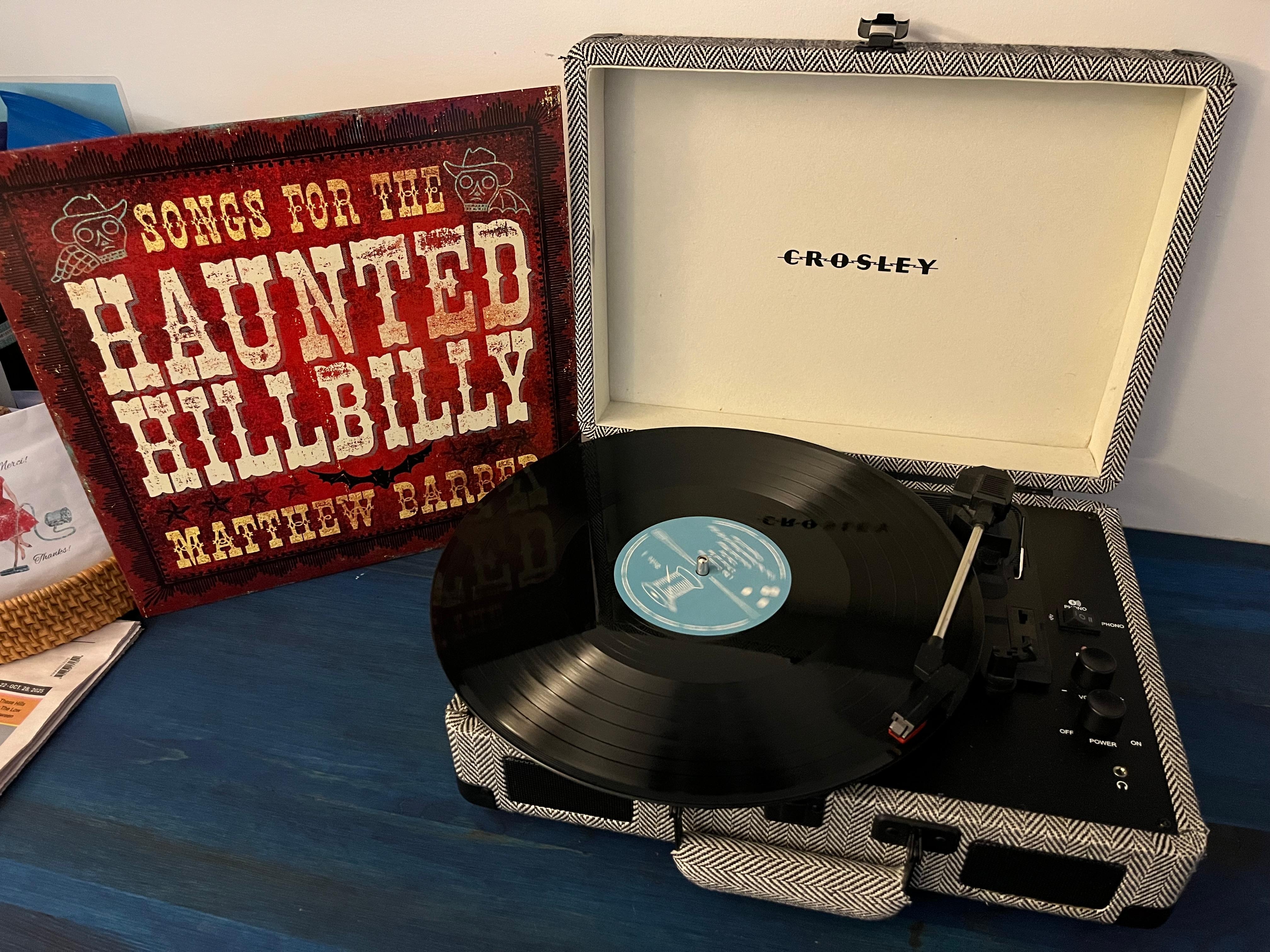 Autographed records from Canadian artists.