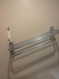 Broken Towel Rack