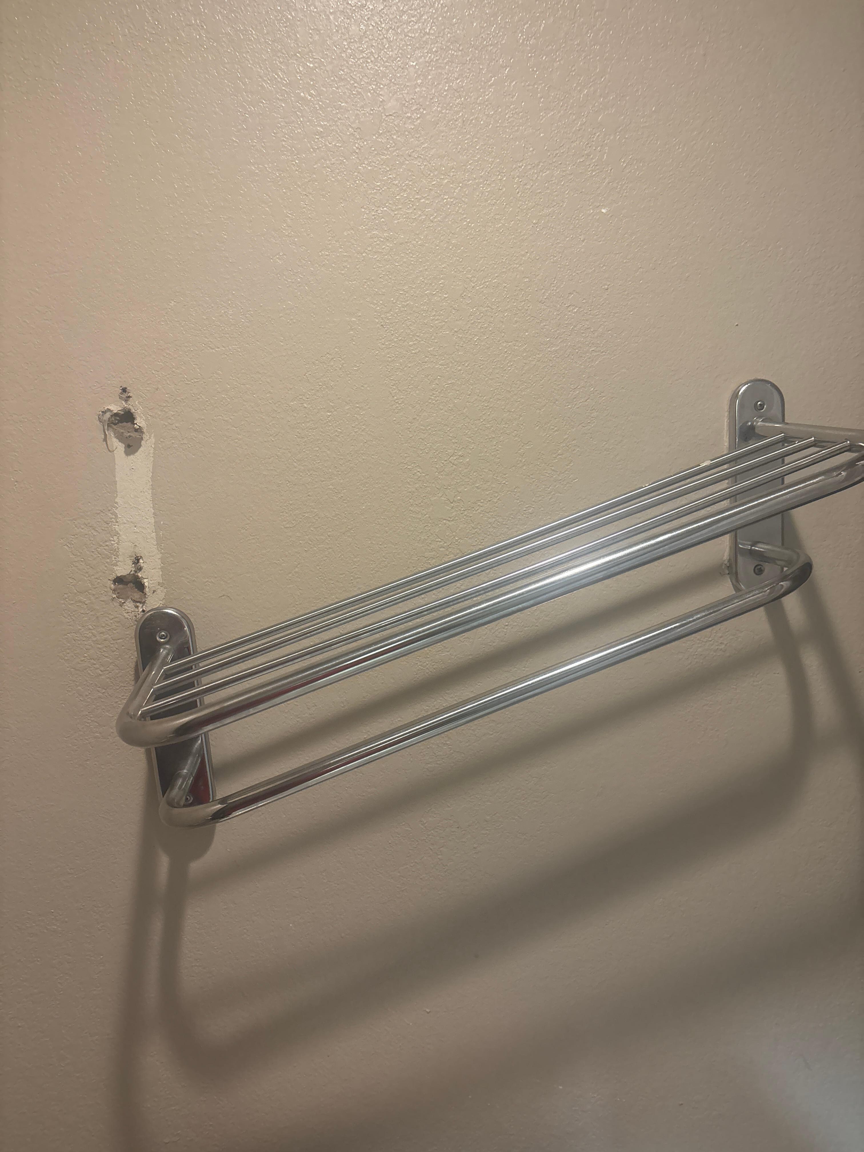 Broken Towel Rack