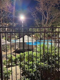 Pool at night