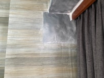 Water damage fixed with duct tape