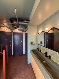 Shared bathroom area