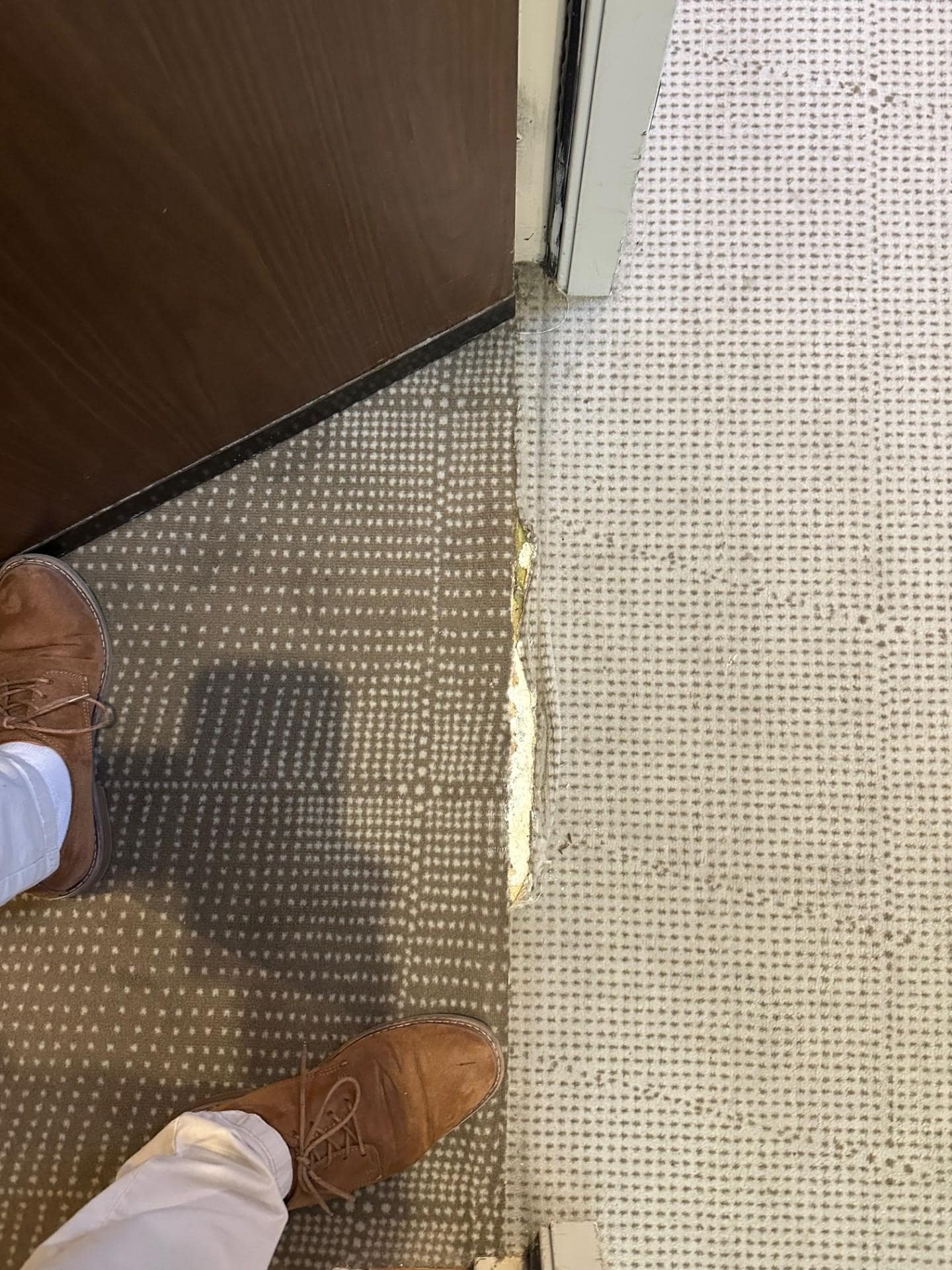 Hole in the carpet - lovely