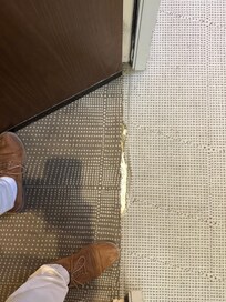 Hole in the carpet - lovely