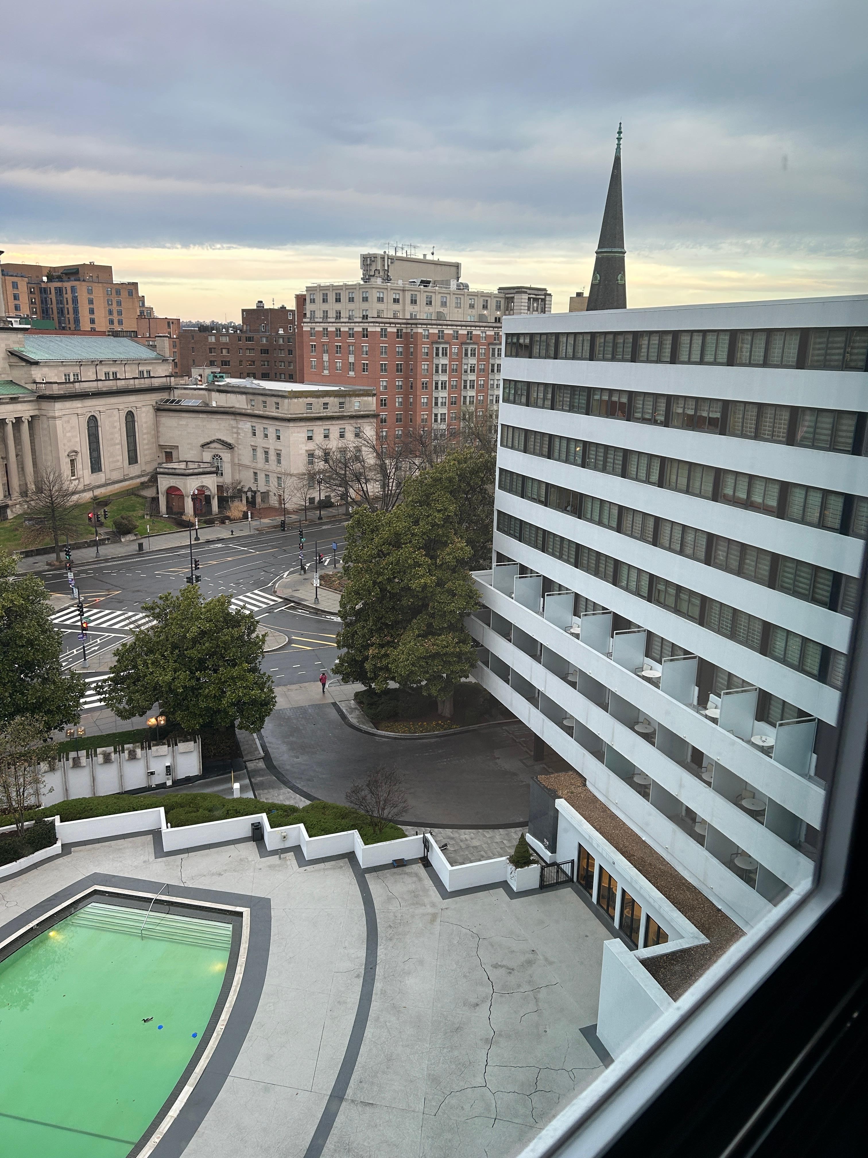 Beautiful views from the 9th Floor. 