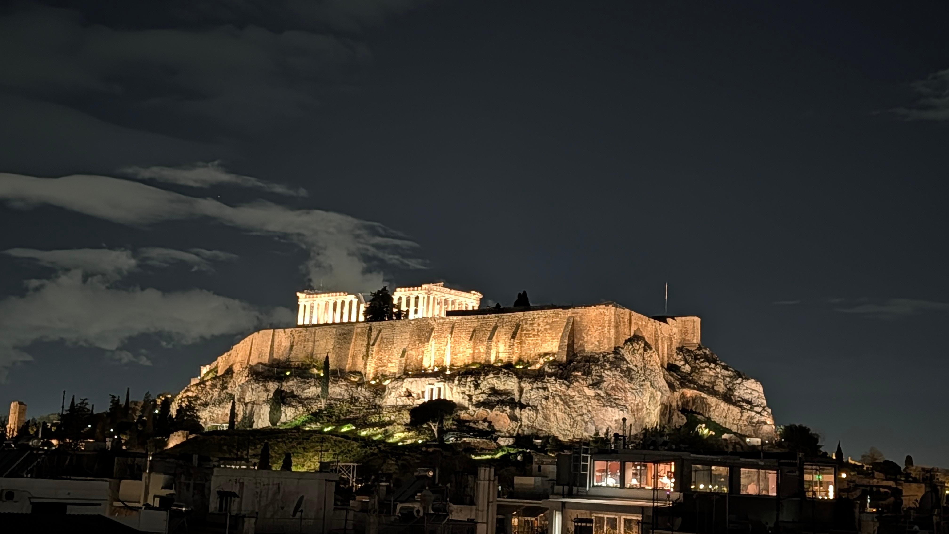 Acropolis from the room balcony 