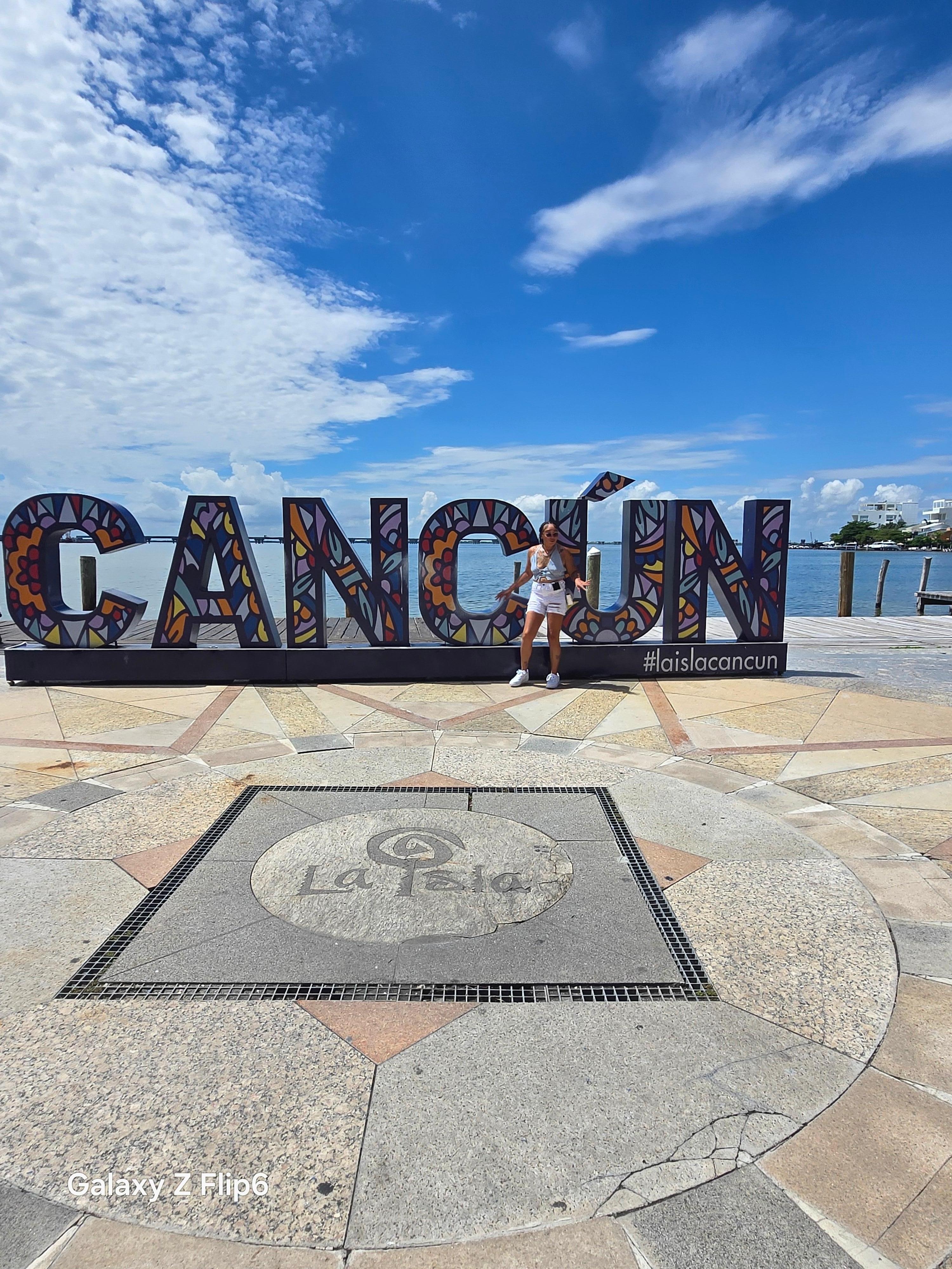 Across the street from hotel, at the mall.