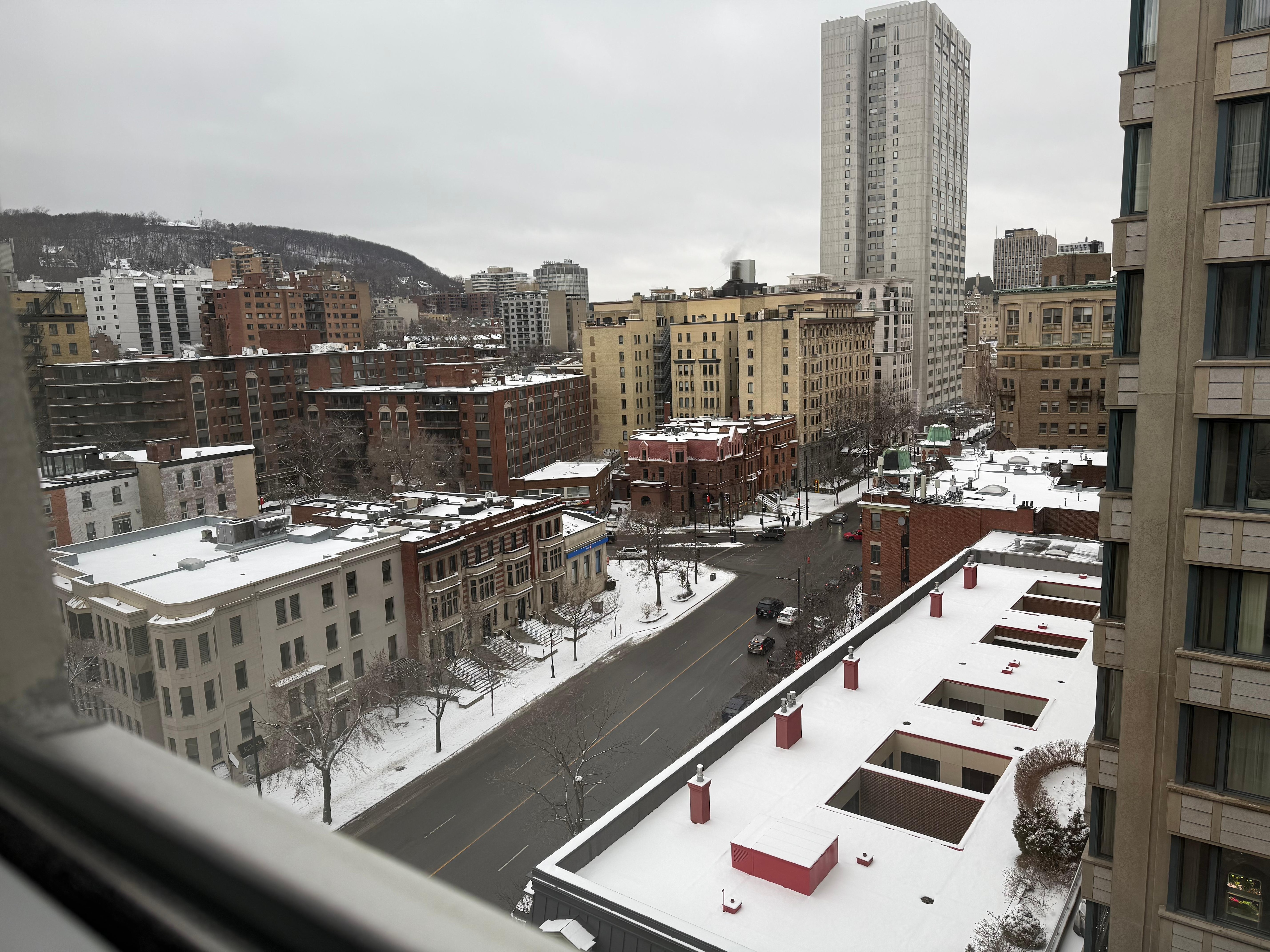 View looking east along Sherbrooke.