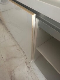 Dirty under sink cupboard attracting ants