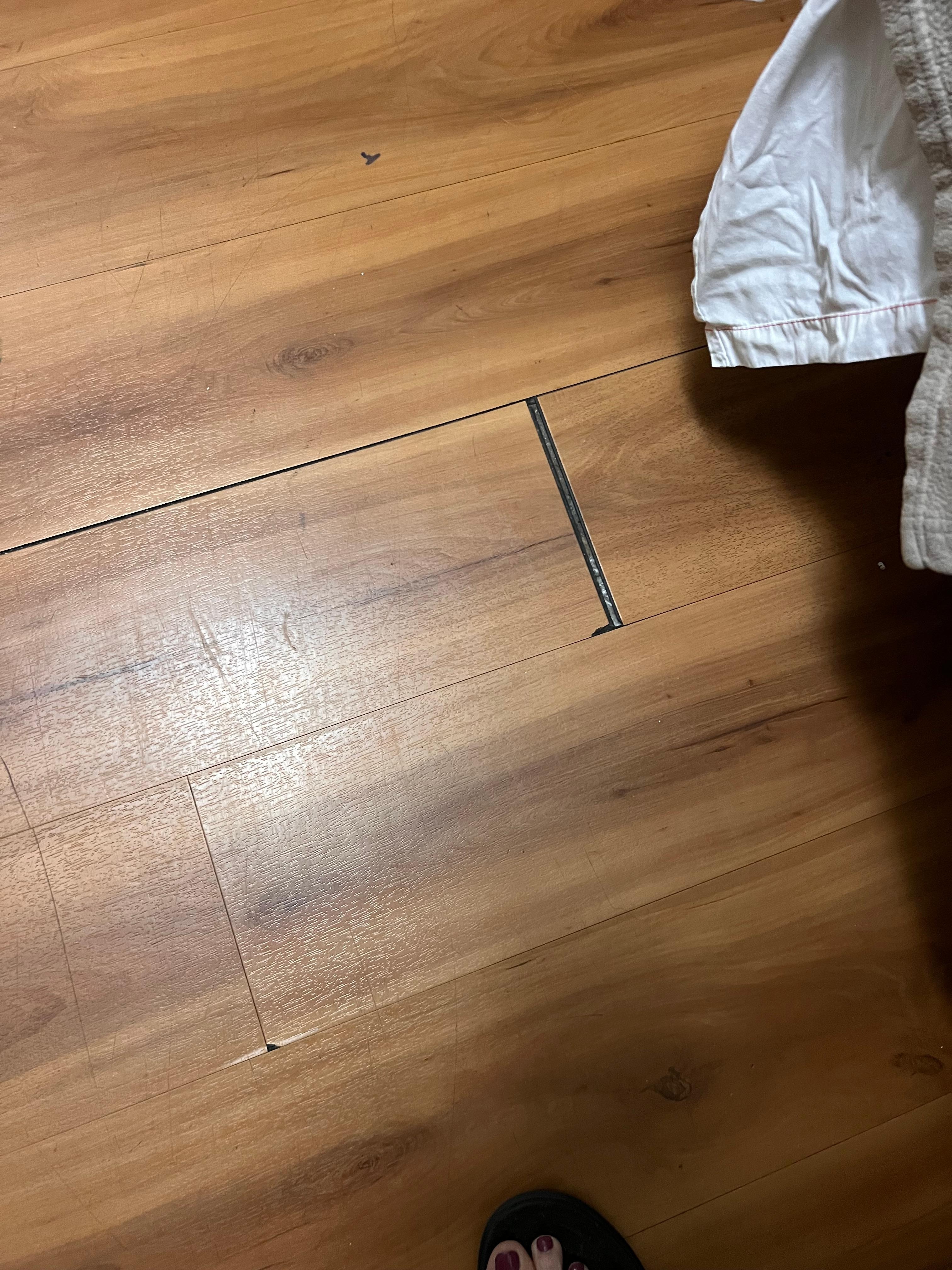 Condition of much of the flooring