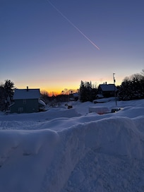 View from property. So much snow!