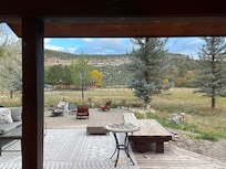 View from the dining room.