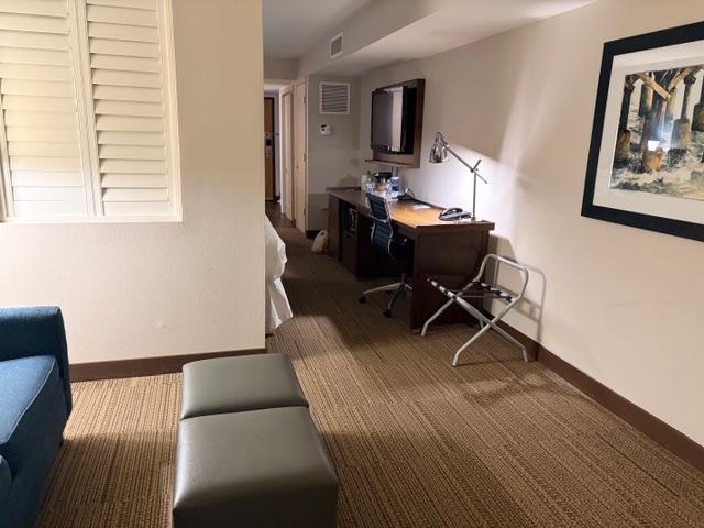 upgraded room with junior suite