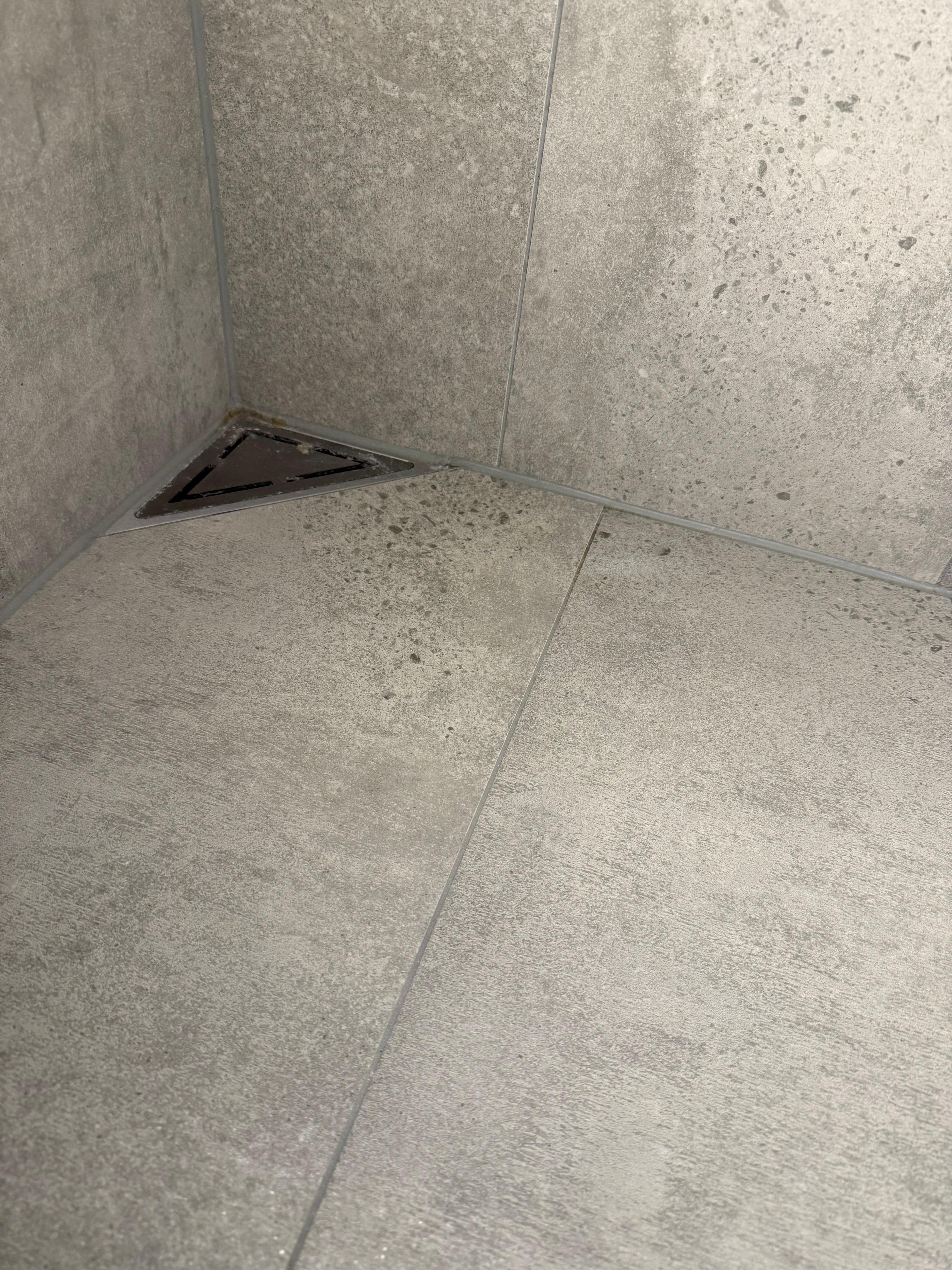 Smuts, damm och fläckar (mögel?) i badrummet 