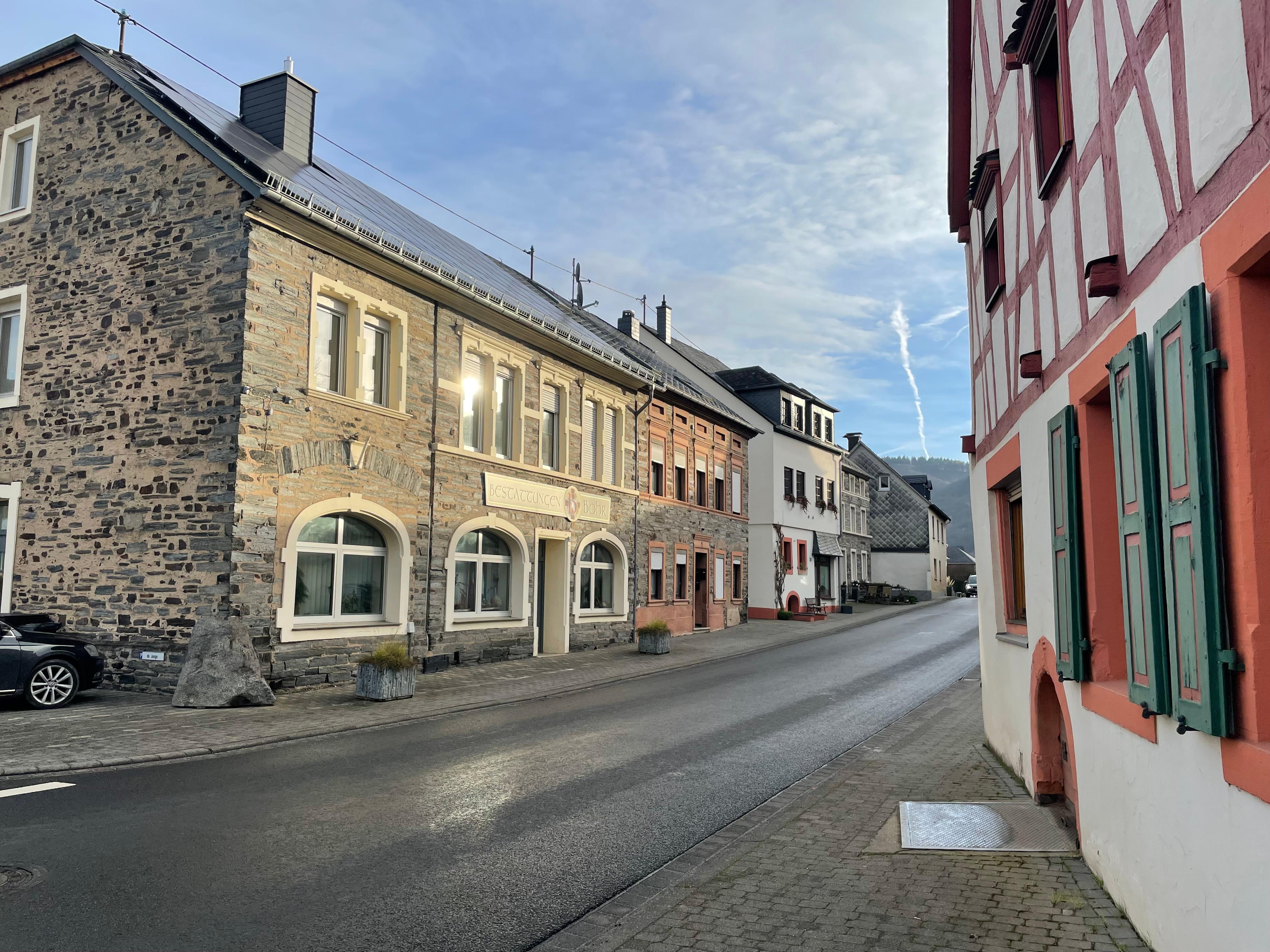 The road outside the house. Not a lot of traffic.