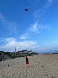 Beautiful sand and location.