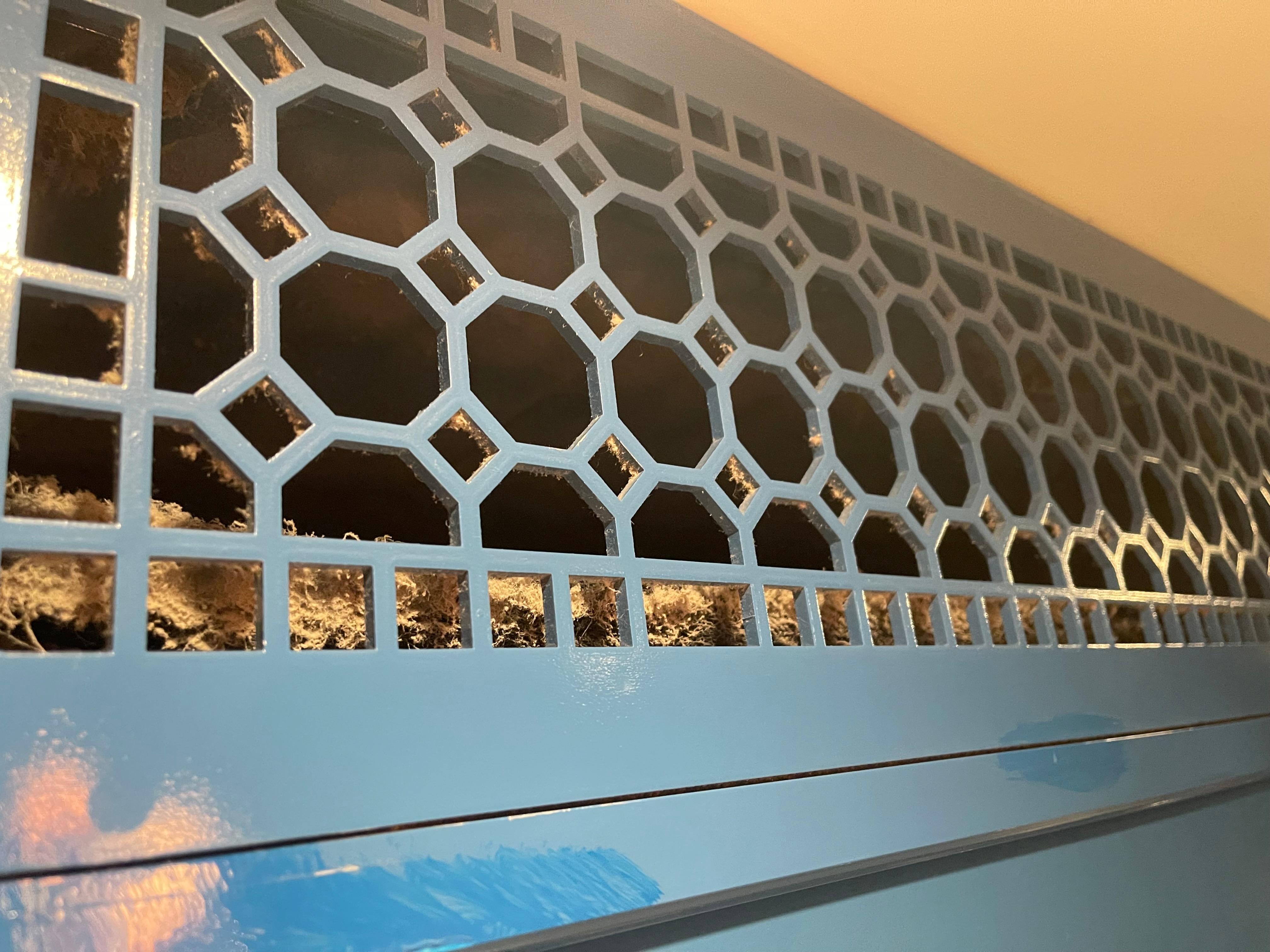 Vent at entrance of room.