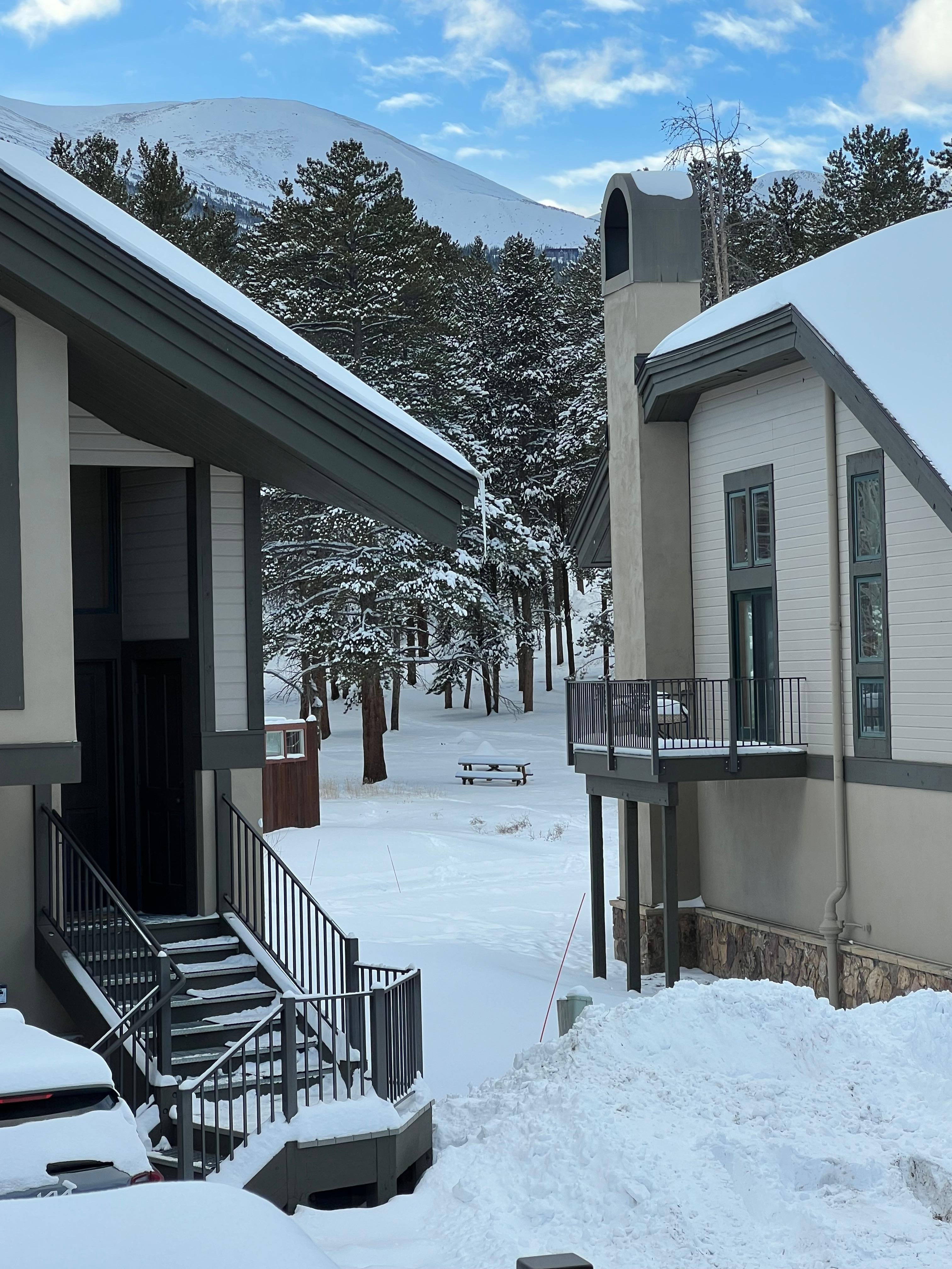 View from the balcony. 