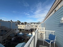 Room balcony, looking toward town