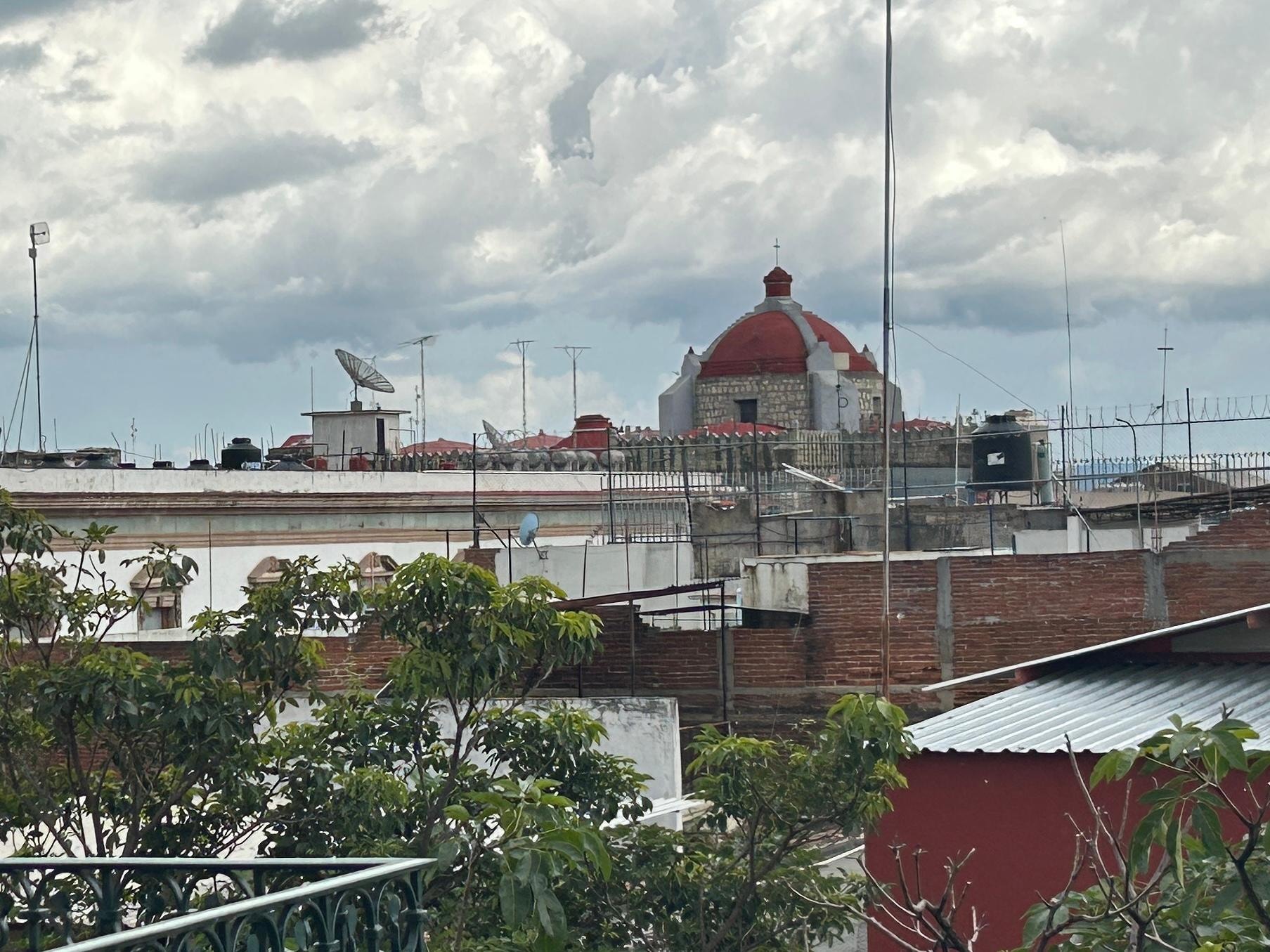 View from roof top terrace
