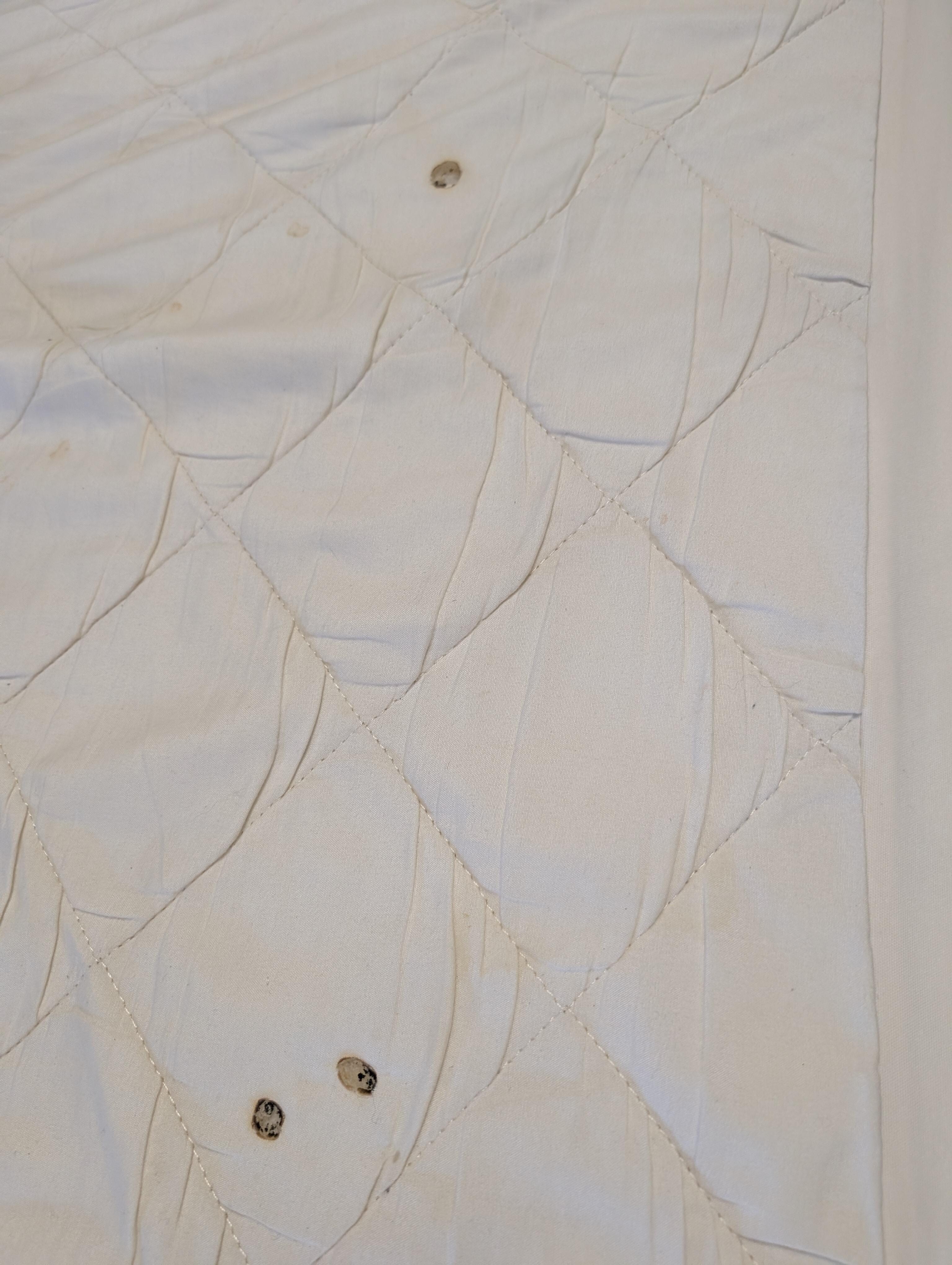 Burn marks on mattress cover