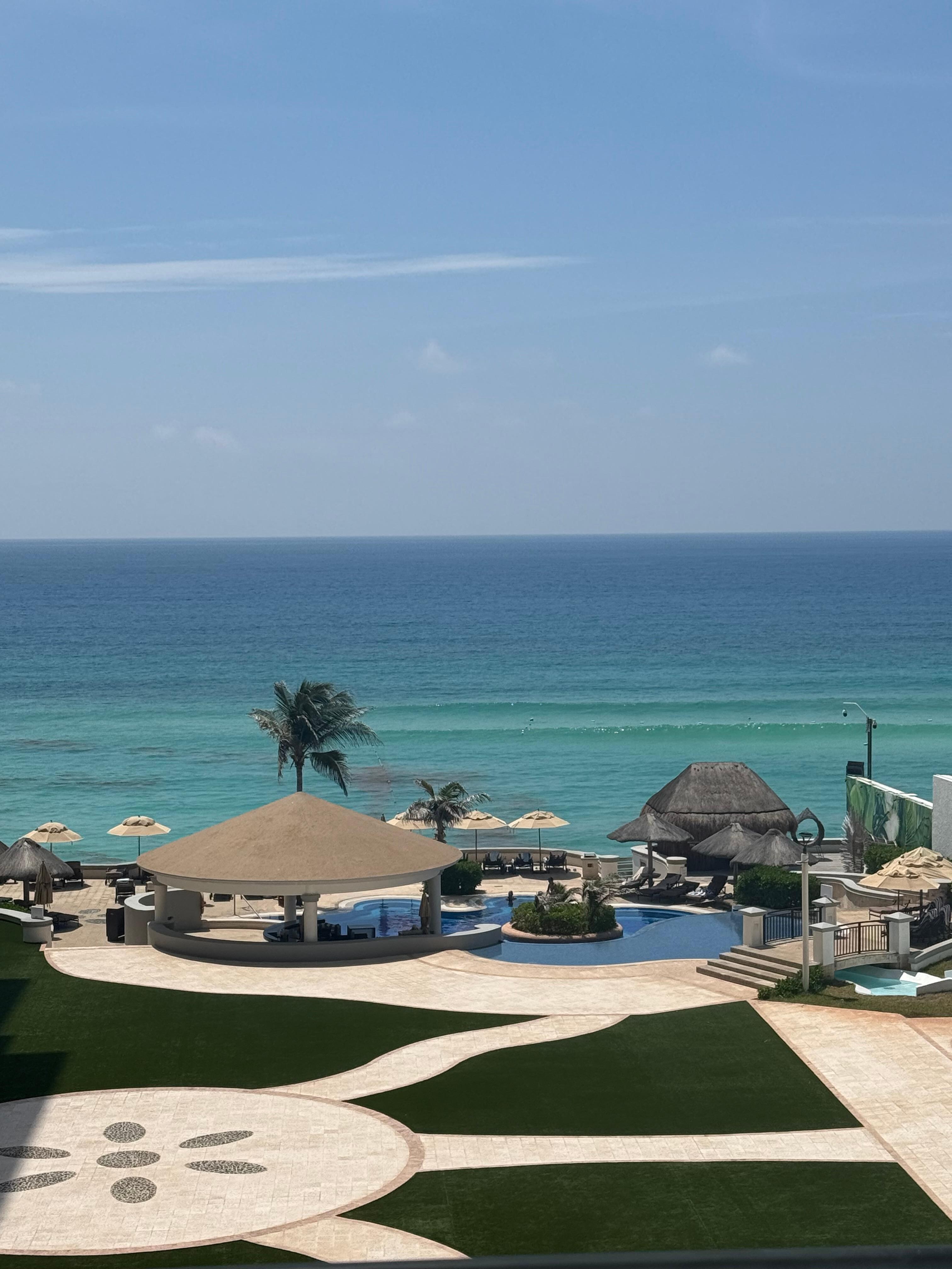 View from room balcony 