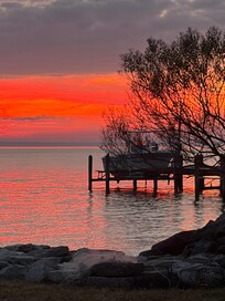 Sunset from the cabin