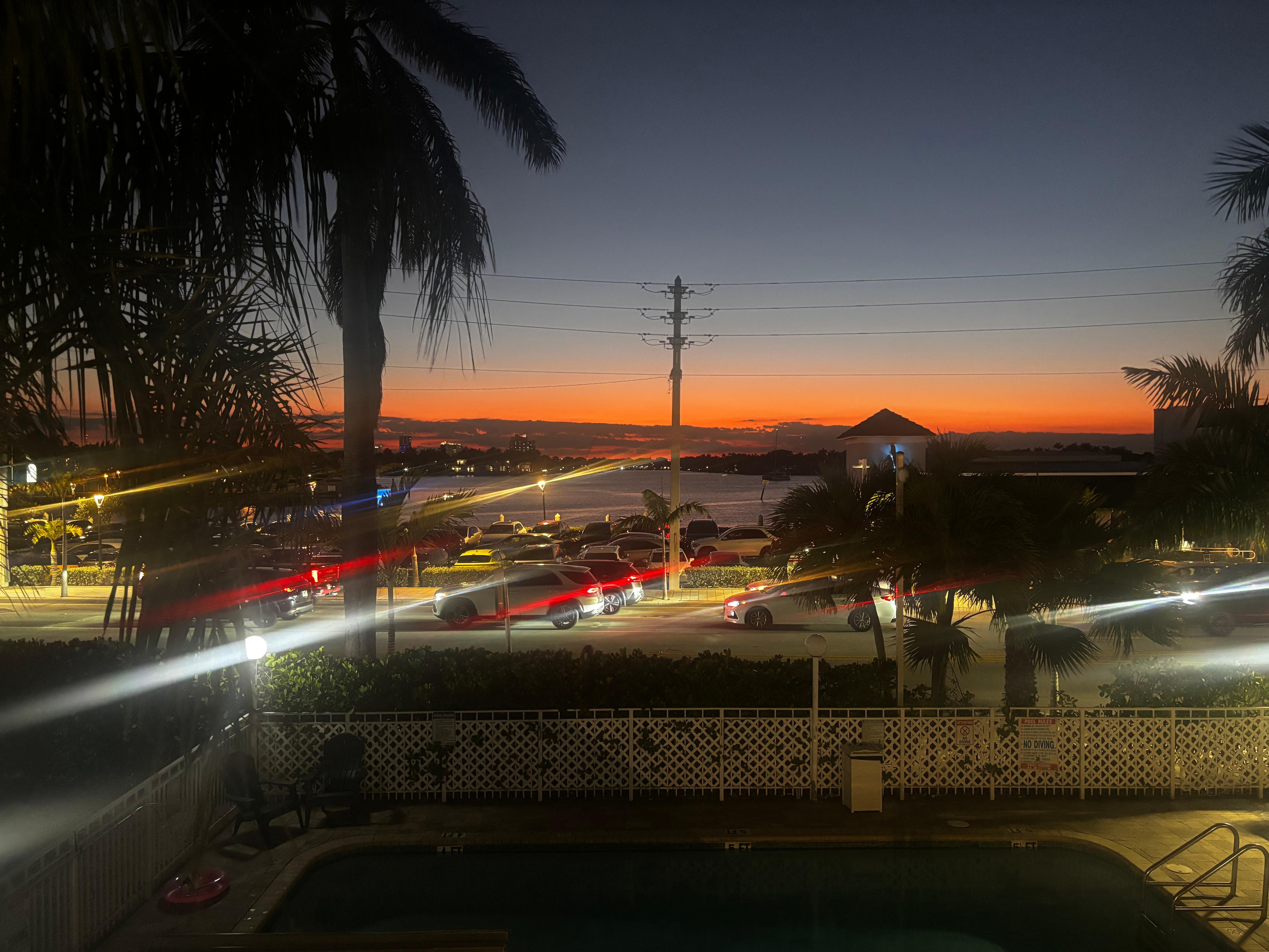 View right outside our door