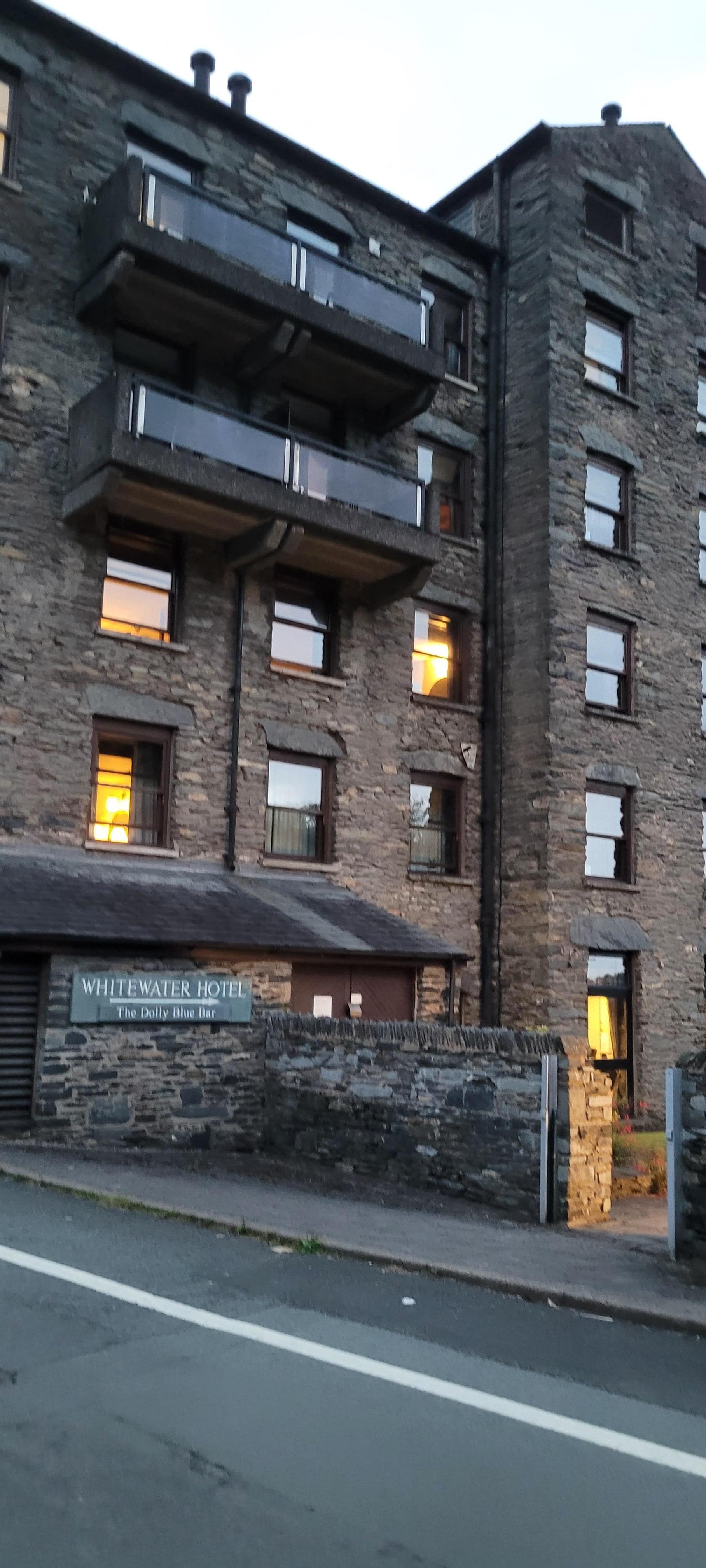 Back of the hotel