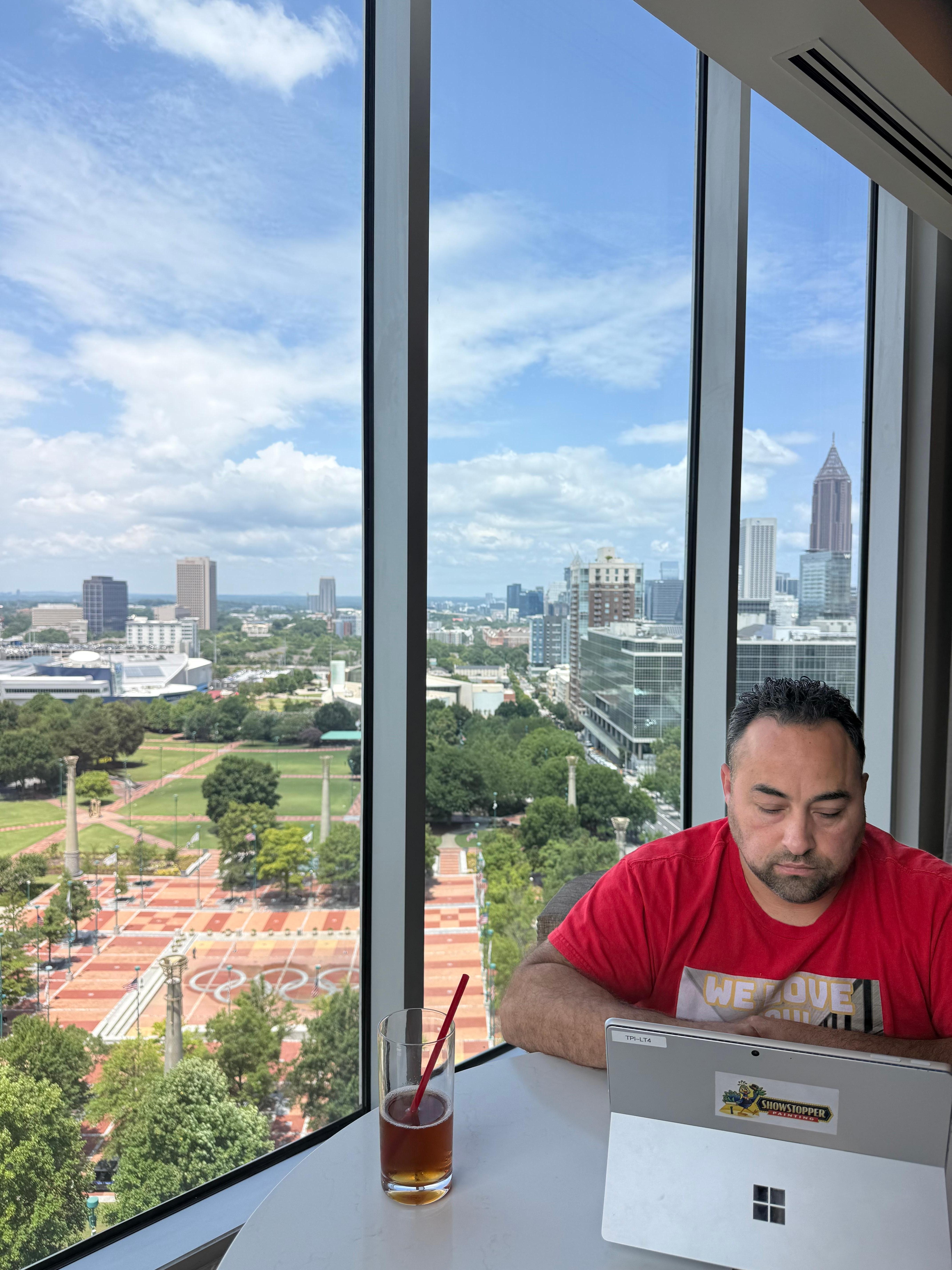 The view of Olympic park was AMAZING!! 