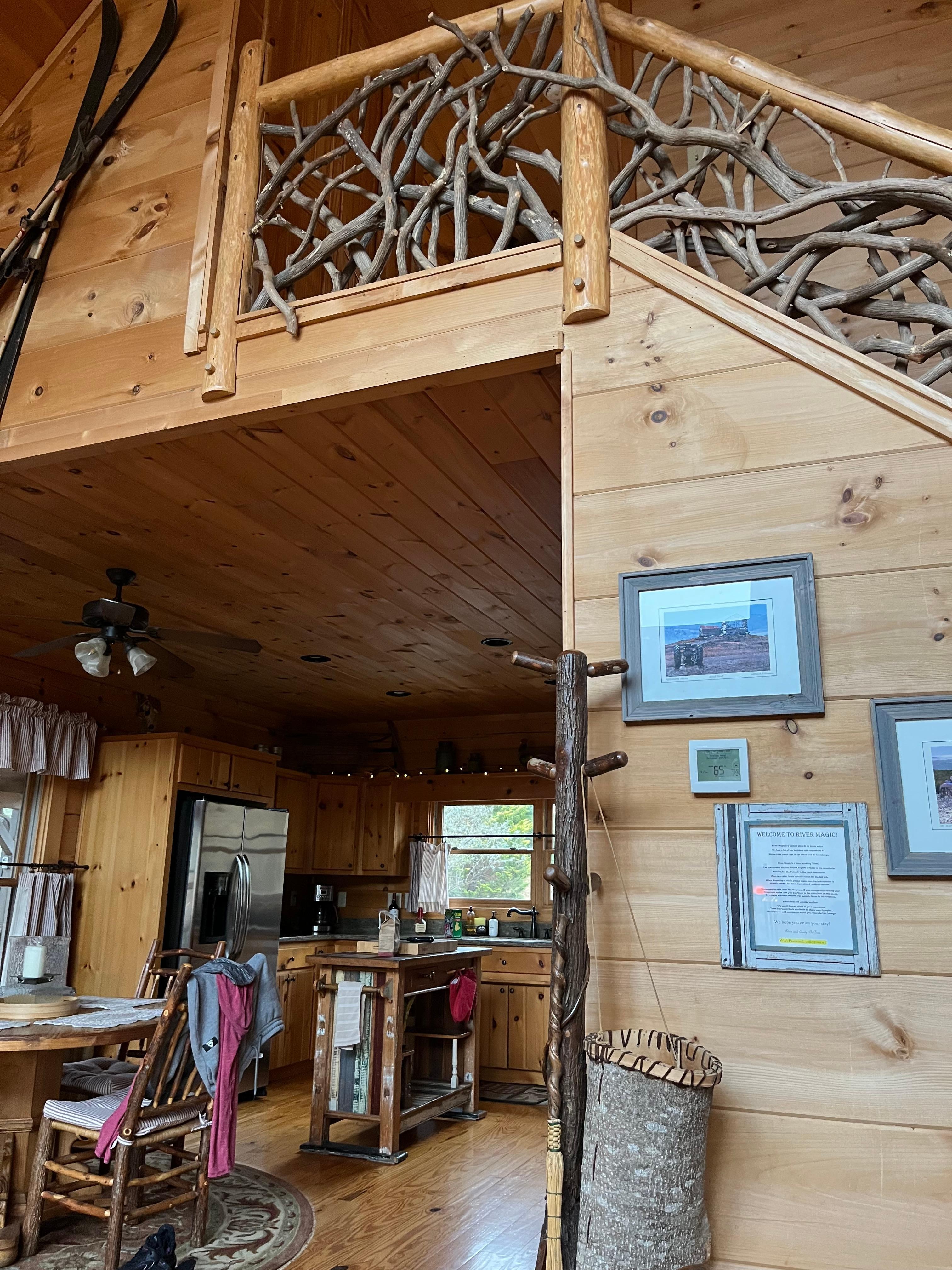 The stairwell is gorgeous!