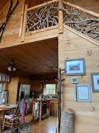 The stairwell is gorgeous!