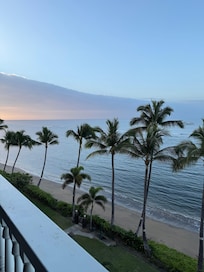 Morning sun coming in from the south