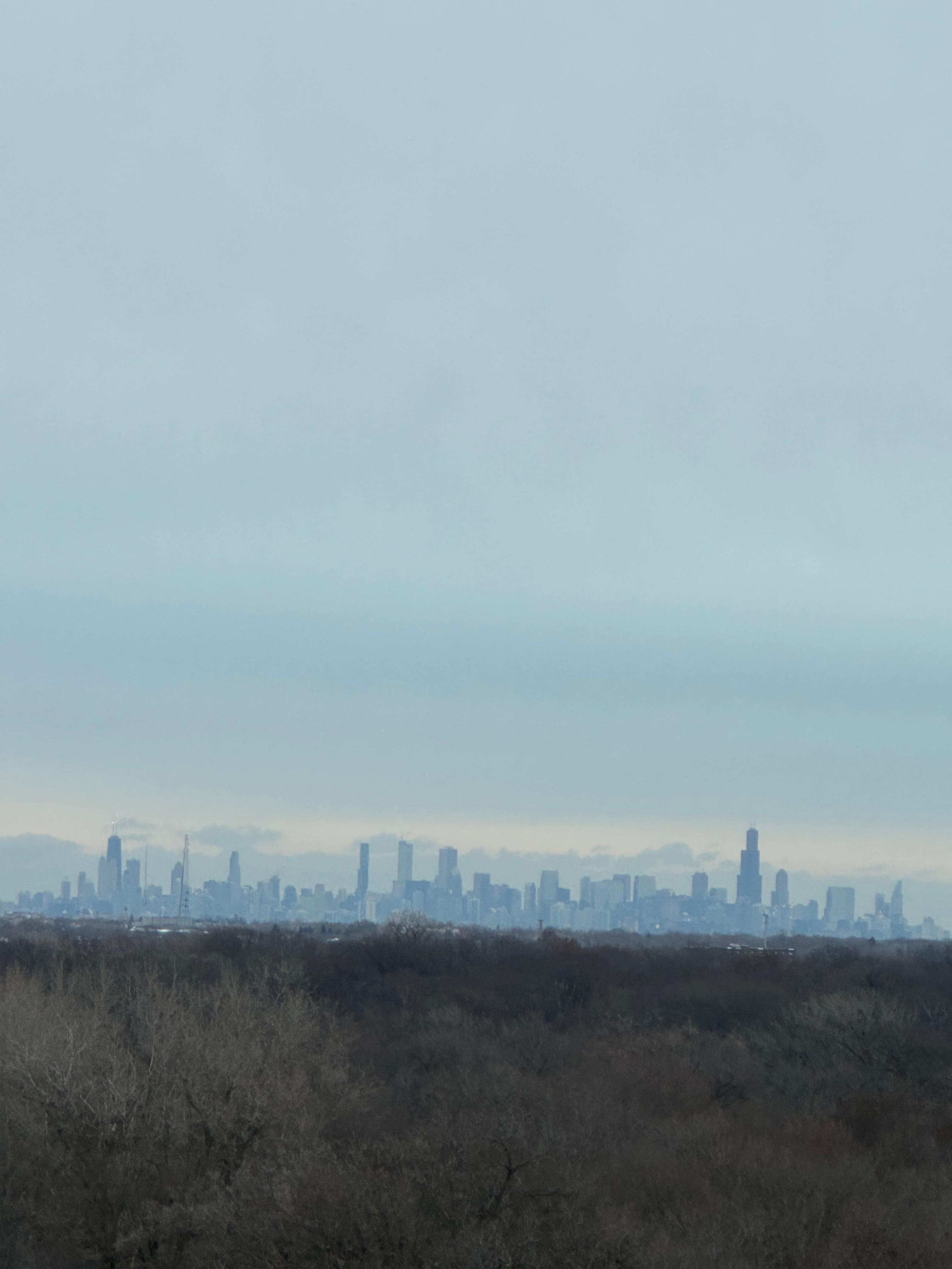 Chicago from Rosemont Hotel View