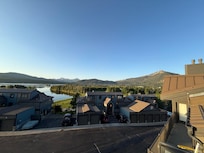 View in mornings from deck