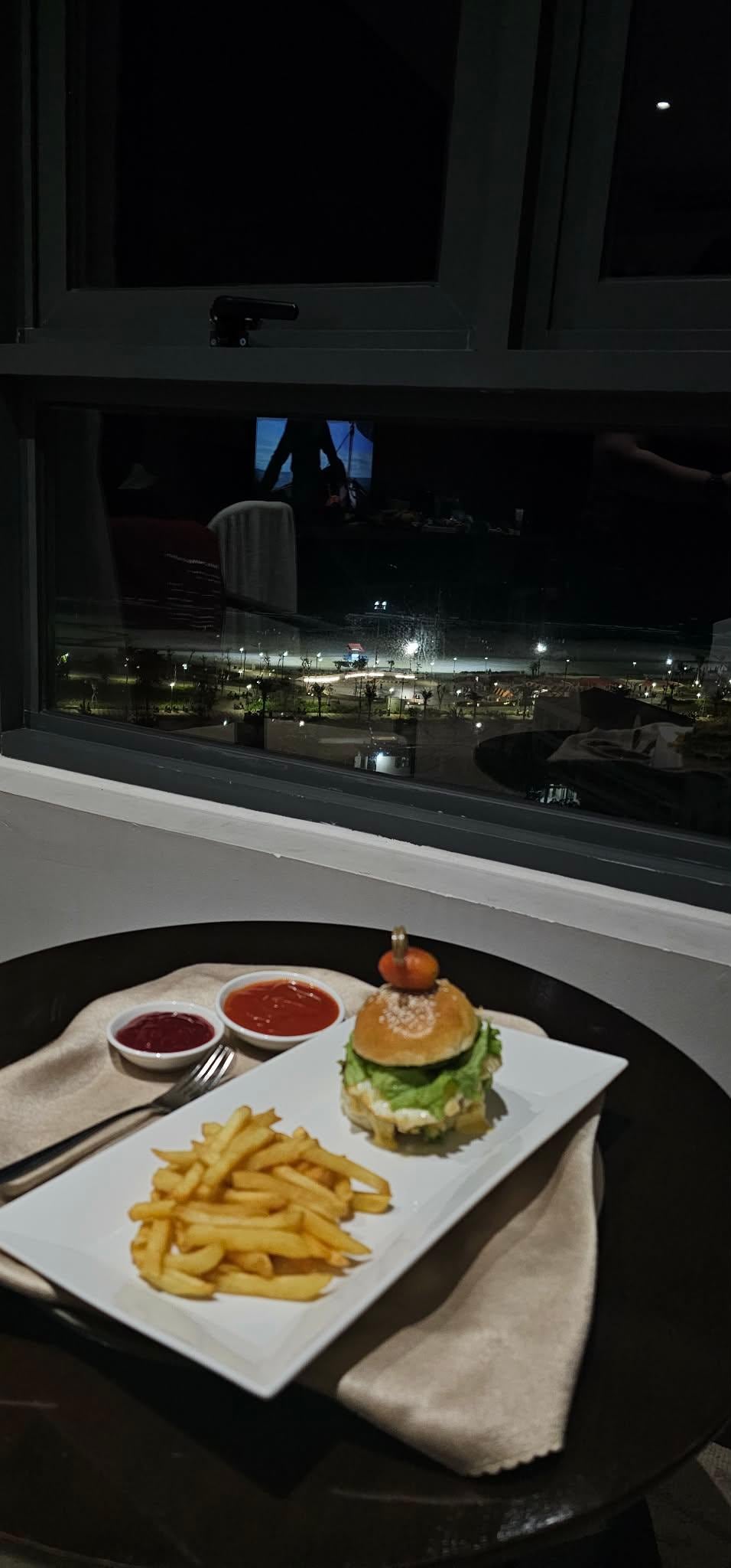 Room service was also available 